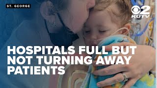 Utah pediatric hospitals full but not turning away patients