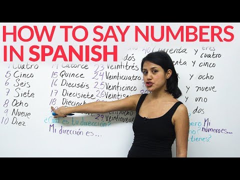 Learn how to say numbers in Spanish Learn how to say numbers in Spanish