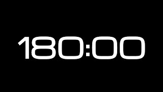 180 Minute Countdown Timer / NO SOUND