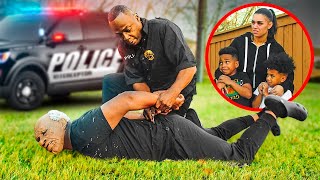 THE STRANGER GOT ARRESTED BY THE POLICE, MOM CALLED 911 \u0026 SAVED DJ \u0026 KYRIE | The Prince Family Ep.8