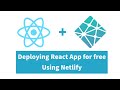 How to host your React App in Netlify