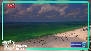 Clearwater Beach water temp hits 90 degrees for the first time this year