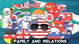 United States Family and Relations | Countryballs family of USA | family of the USA #usa