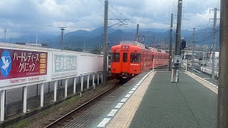 伊予鉄道700系764編成 梅本駅入線