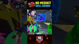 The Secret No Medikit Character Skill Combination🤫in Garena Freefire #shorts #freefire | PRI GAMING