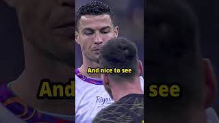 Ronaldo Shows Respect to Messi and PSG players