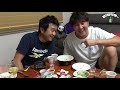 형 밥먹어 참치 회에 소주 한 잔ㅣtuna sashimi and drink sojuㅣsool mukbang eating show