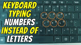 Keyboard Typing Wrong Characters | Keyboard typing Numbers instead of Letters