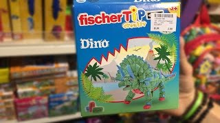 Natural Toy FischerTIP creativ Dino Dinosaur Triceratops Creative Toy Review - How it works