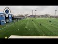 passen schieten omschakelen en dribbelen 1 1 oefening van club brugge