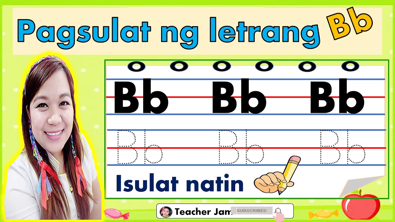 PAGSULAT NG LETRANG Bb | WRITING LETTER Bb - YouTube