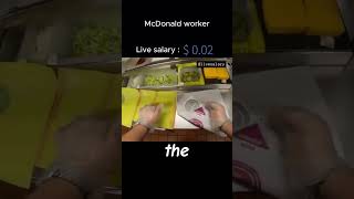 McDonald's employee salary in a real time