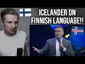 Reaction To Scandinavian Comedian on Finnish Language