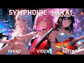 SYMPHONIC ROCK 2Hrs🔥 Piano🎹 Violin🎻 Guitar🎸blend Boost energy while Working / Gaming / Studying