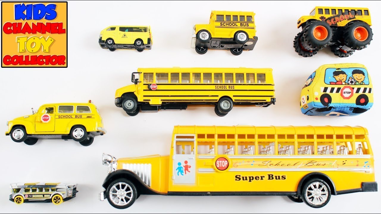 Learn Different Types Of School Buses For Toddlers - YouTube