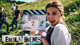 Enola Holmes - Behind The Scenes  | Millie Bobby Brown, Louis Partridge & Henry Cavill