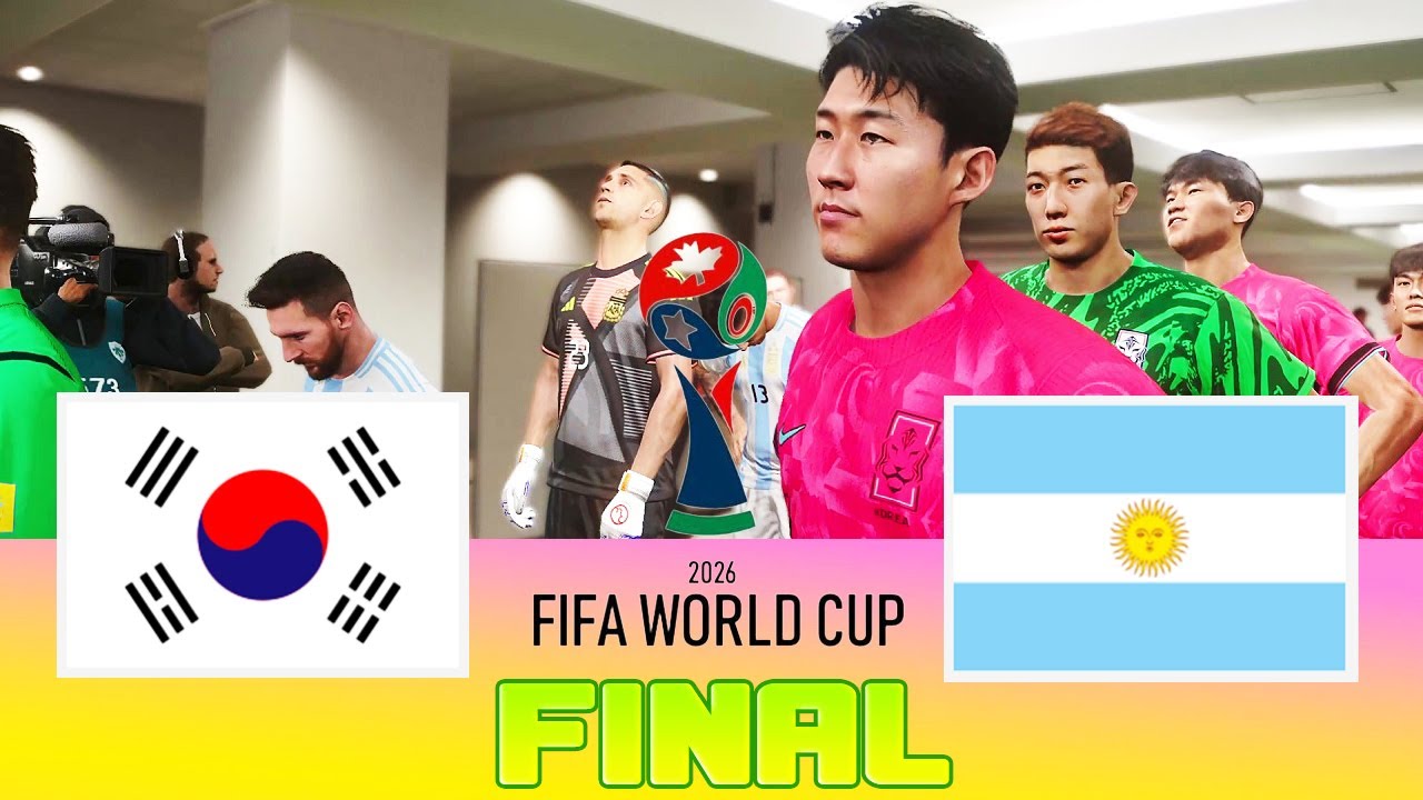 South Korea Vs Argentina Final Fifa World Cup 2026 Full Match All