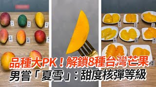 「夏雪」甜度核彈等級！解鎖8種台灣芒果🥭｜美食｜水果