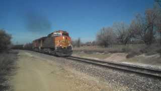 Sulfur Load Climbs Derby Hill with BNSF 5029