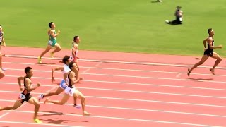 2015インターハイ陸上 男子200m予選4組20150801