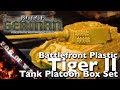 Review | BF Tiger II Tank Platoon 1/100 (15mm) - GBX178 | Bulge German - Flames of War