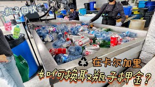 卡尔加里瓶子回收过程记录｜Bottle recycling in Calgary｜HAPPY CAN BOTTLE DEPOT｜如何收回瓶子押金｜加拿大生活日常