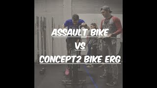 Assault Bike vs. Concept2 Bike Erg