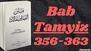 Alfiyyah Ibnu Malik bait 356-363 // Bab Tamyiz //