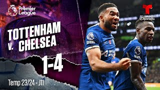 Highlights & Goles: Tottenham v. Chelsea 1-4 | Premier League | Telemundo Deportes