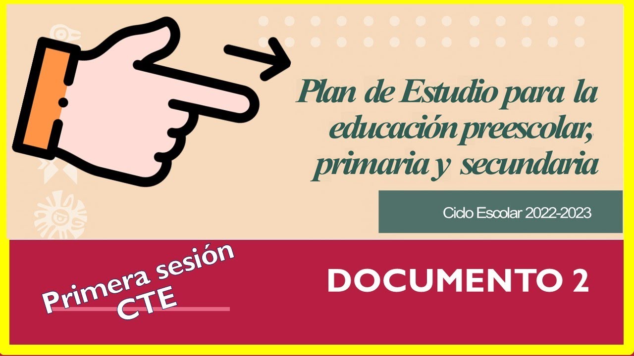 DOCUMENTO 2 Puntos Centrales Del Plan De Estudio Para La Educ ...