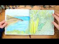 how i learnt derwent inktense ✿ honest sketchbook tour