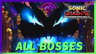 ALL CLASSIC SONIC \u0026 MODERN BOSSES | Sonic X Shadow Generations