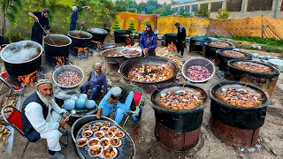 Wedding Food Preparation in Kabul Afghanistan | Kabuli Pulao recipe | Afghanistan Village Life