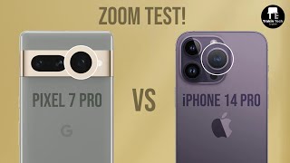 Pixel 7 Pro vs iPhone 14 Pro  Camera Zoom Test - 30x vs 15x! #Shorts