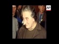 SYND 12-1-73 GOLDA MEIR LEAVES FOR PARIS