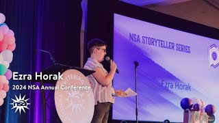 NSA Storytellers | Ezra Horak | 2024 National Stuttering Association Annual Conference