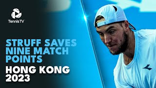 Jan-Lennard Struff Saves NINE Match Points | Hong Kong 2024 Highlights