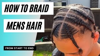 BRAIDS FOR MEN - MEDIUM HAIR LENGTH