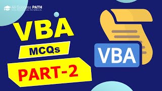 VBA MCQs - Part 2 | Visual Basic for Applications | Multiple-Choice Questions & Answers