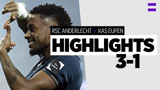 HIGHLIGHTS: RSC Anderlecht - KAS Eupen | Croky Cup 21-22 | Sporting qualifies for the final