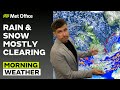 19/11/24 – Mild in the south, cold in the north – Morning Weather Forecast UK – Met Office Weather