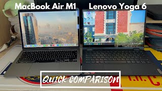 MacBook Air M1 vs Lenovo Yoga 6: WHICH ONE?