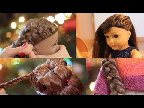 American Girl Doll Holiday Hairstyles! ❄ 2016 American Girl Doll Holiday Hairstyles! ❄ 2016