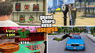 The Most USELESS Features Ever Added in GTA Games