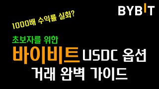 로또처럼 소액으로 수백배 대박가능??  바이비트 USDC 옵션 초보자 완벽 가이드