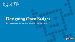 Designing Open Badges