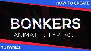 Create 2D Animated Typeface in After Effects - Complete After Effects Tutorial - No Plugins