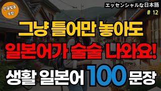 원어민 생활 일본어 100문장 | 생활일본어기초 | 생활일본어회화 | 기초생활일본어회화 | 기초일본어회화 (with Vrew)