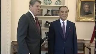 President Reagan Meetings with Prime Minister Nakasone on April 14, 1986