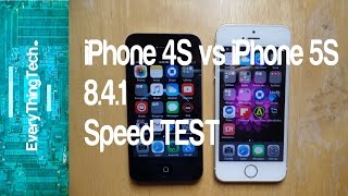 iPhone 4S vs iPhone 5S iOS 8.4.1!
